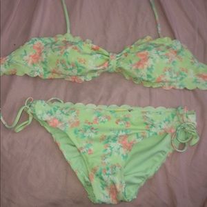 pacsun scalloped bikini